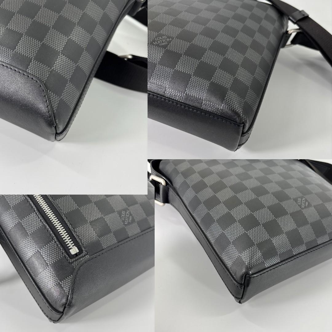 新品同様 ルイヴィトン ダミエアンフィニ ディスカバリーメッセンジャーPPM 黒