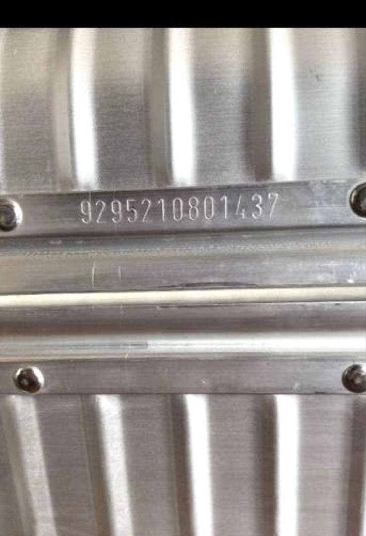 ［超レア」廃盤 ２輪 RIMOWA トパーズ　32L 青ロゴ