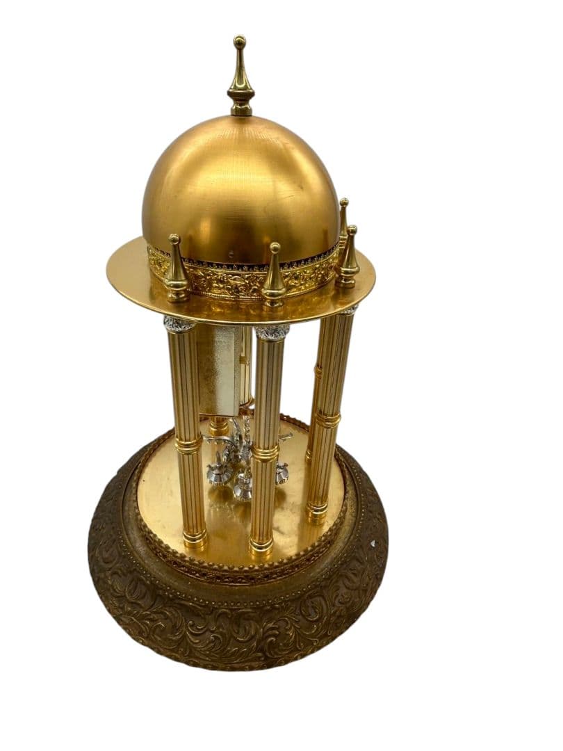 Master QUARTZ マスター クォーツ 置時計 ガラスドーム