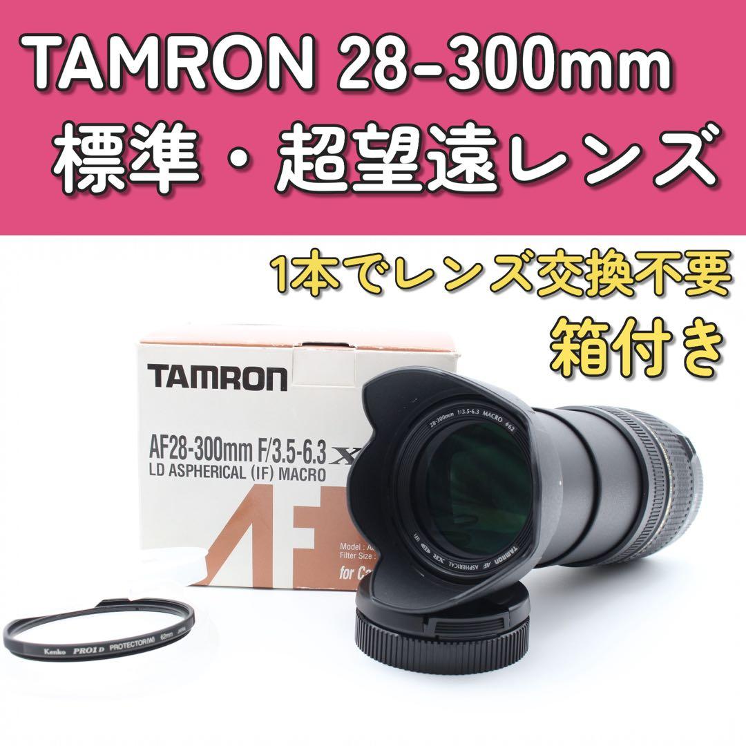 どこでも撮れる✨TAMRON 28-300mm 万能レンズ　Canon用　箱付き