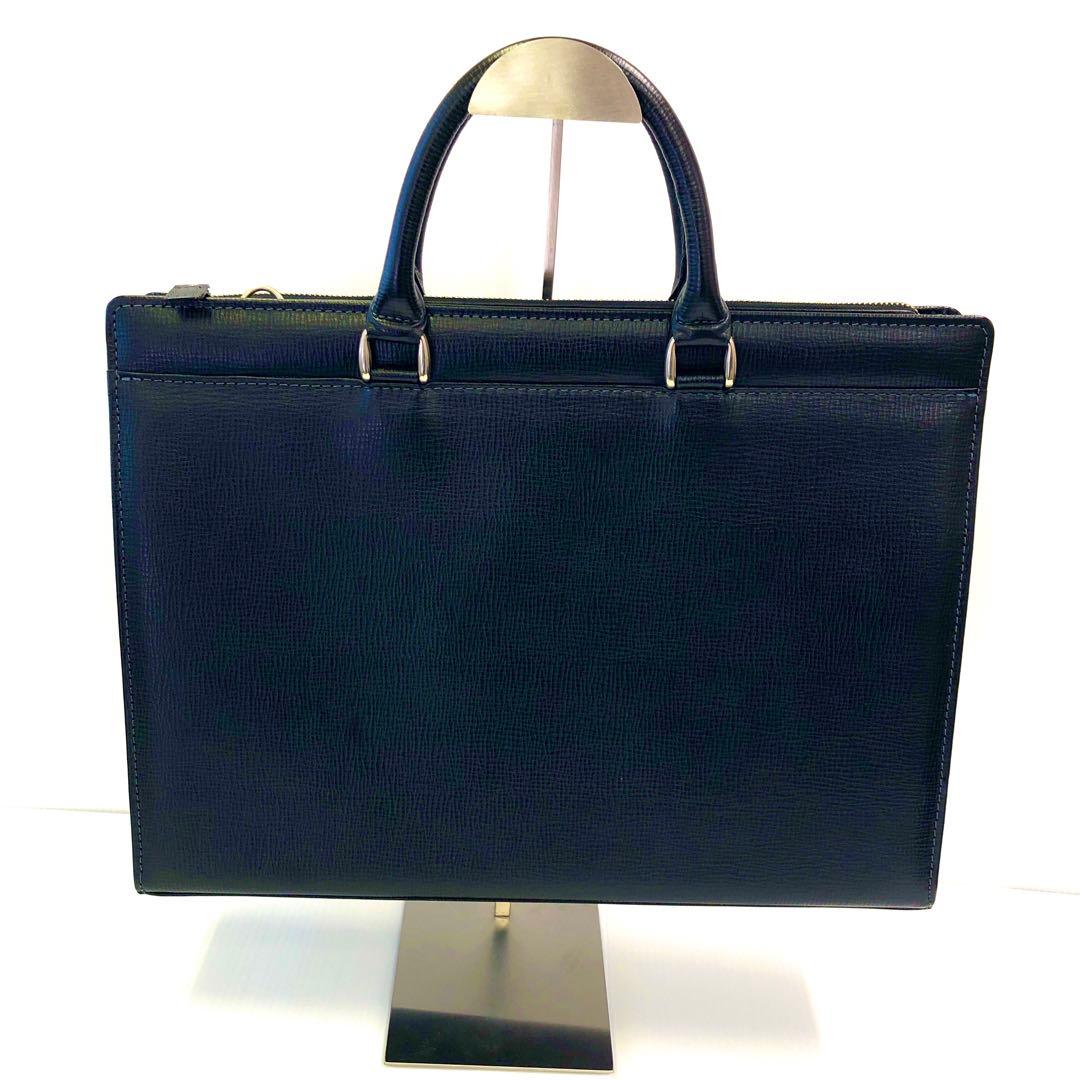 ゴスケ　　青木鞄　レザー ビジネスバッグ