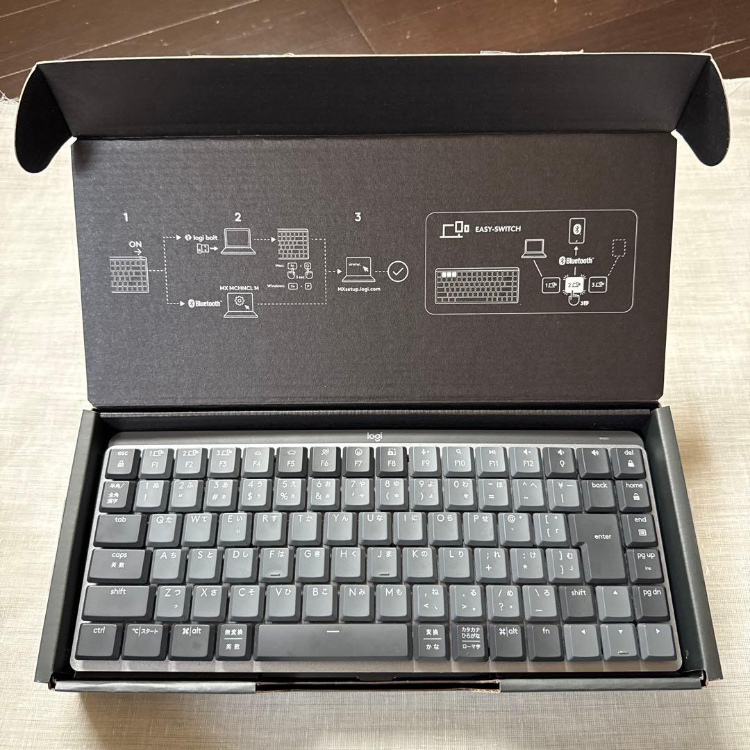 logi MX Mechanical Mini ブラック 本体