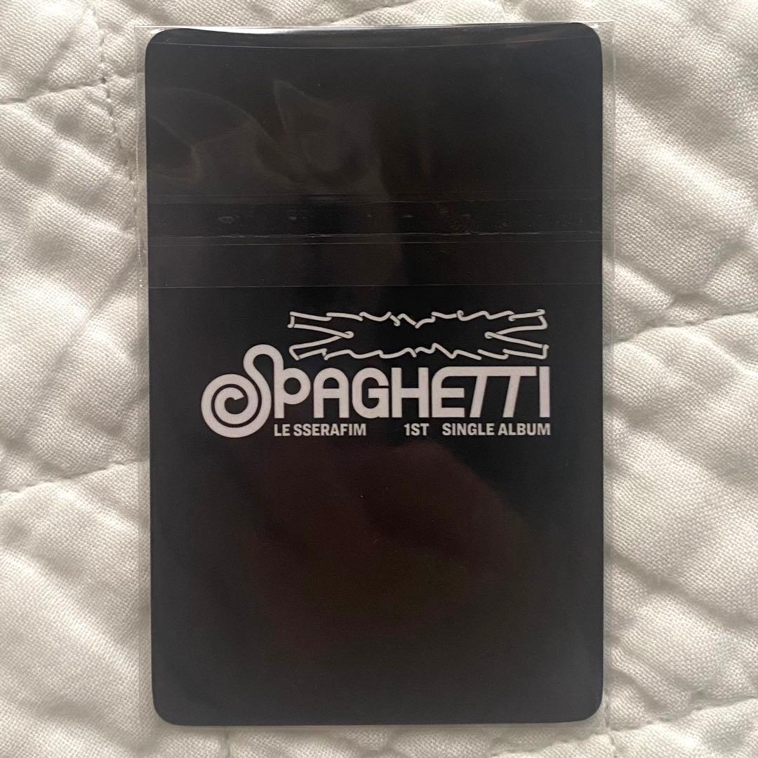 LE SSERAFIM ウンチェ spaghetti 直筆サイン トレカ ②