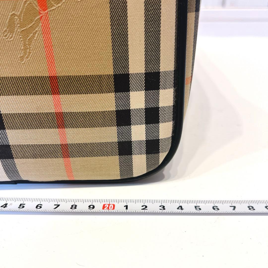 【良品】Burberrys チェック柄 ボストンバッグ　ノバチェック　バーバリー