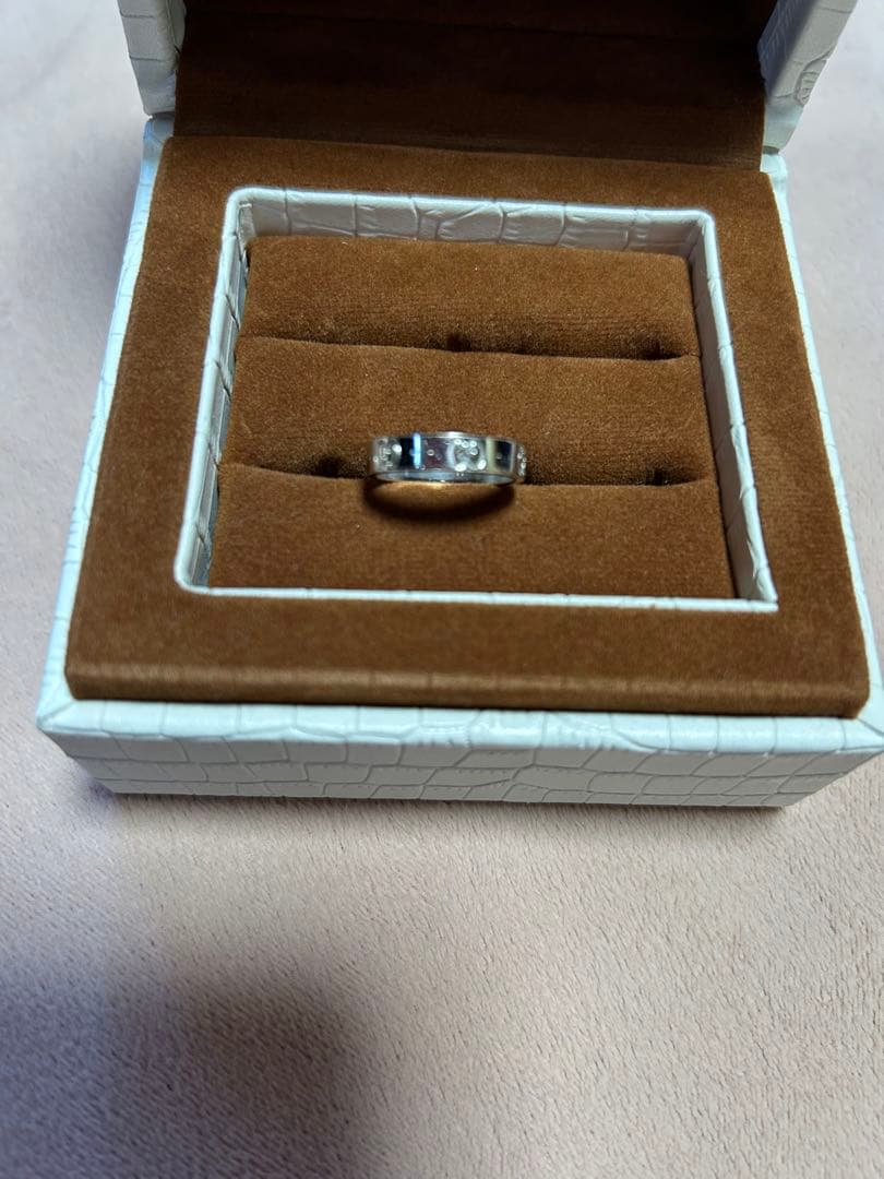 GUCCI 指輪　K18ホワイゴールド　シルバー　11号