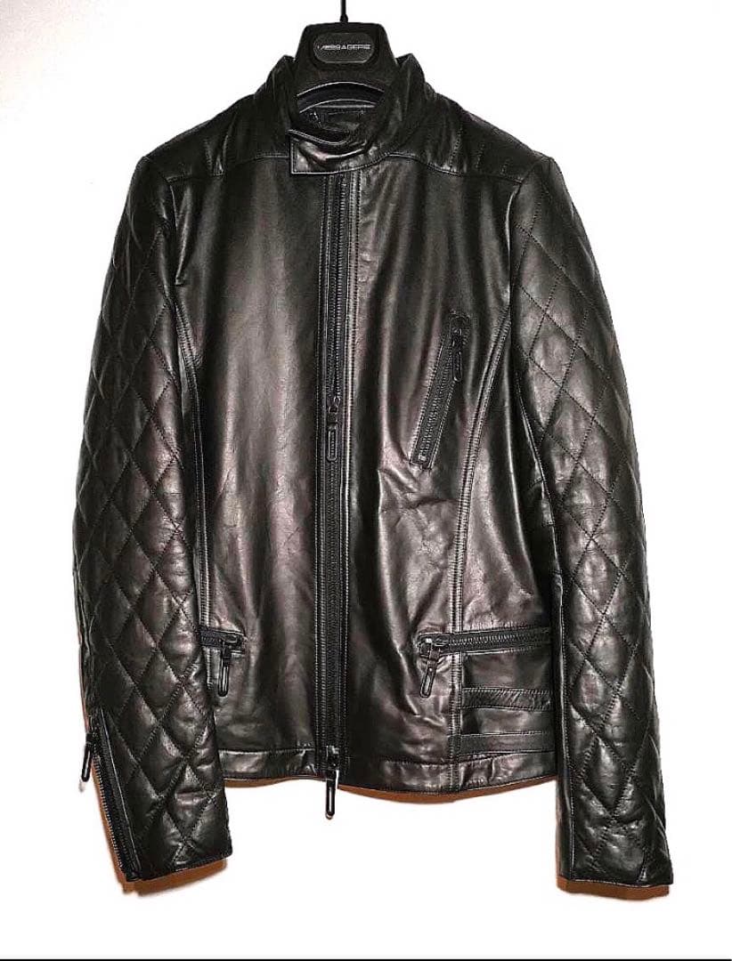 galaabend 刺繍　ライダース　シングル　ブラック　dior homme