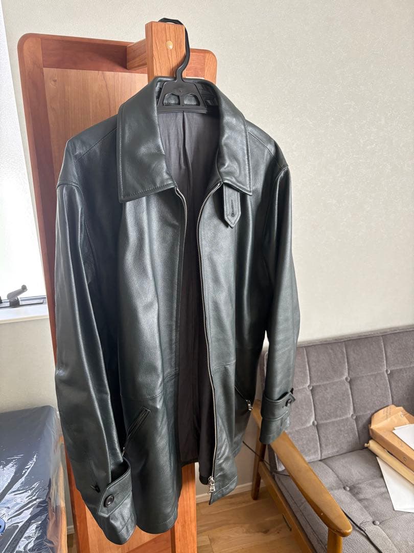 初*乃様 【YOKE】23SS GOAT LEATHER ZIP BLOUSON