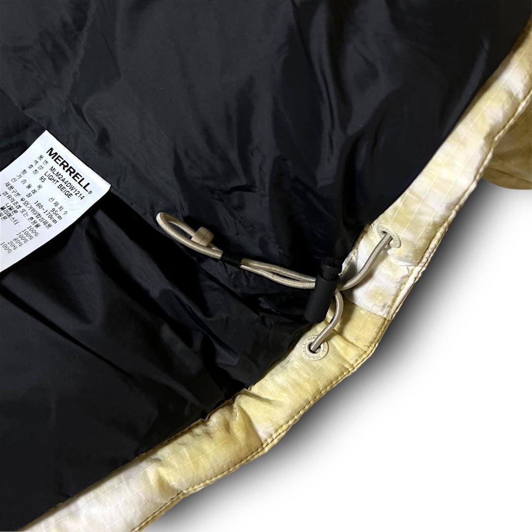 【定価6.3万】メレル グース ダウンジャケット ボックスロゴ 軽量 L