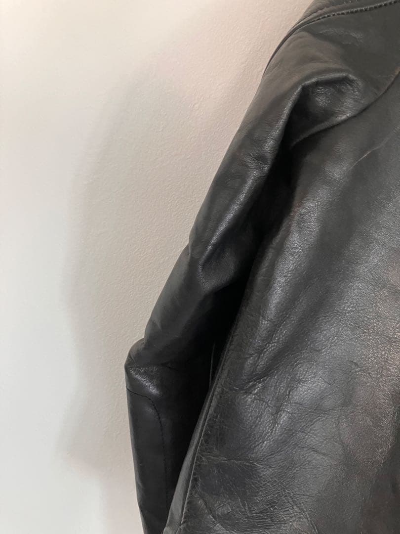 OLD GAP 牛革レザージャケット ボア