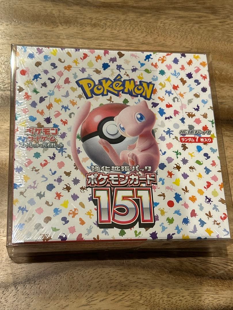 ポケモンカード151 シュリンクつき　新品未開封ボックス、1box