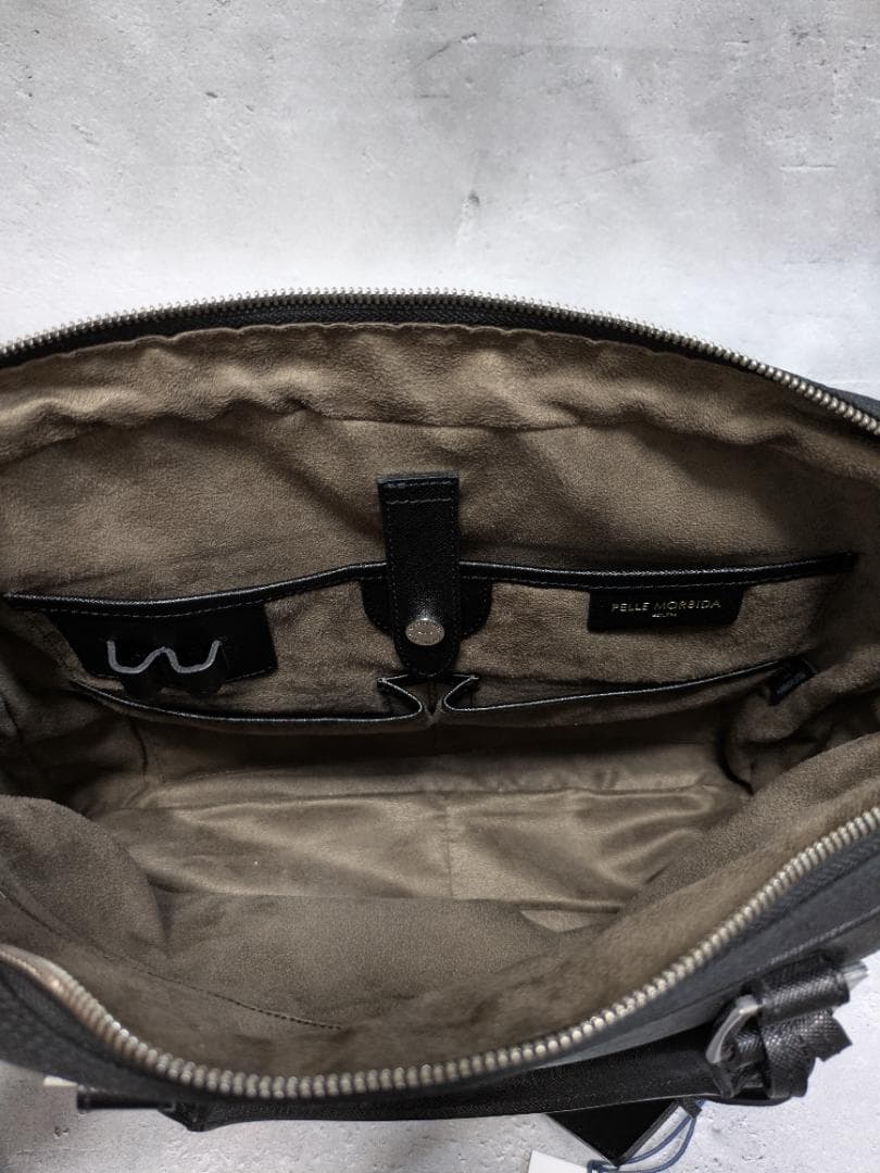 PELLE MORBIDA ブリーフケース Capitano 黒 CA104