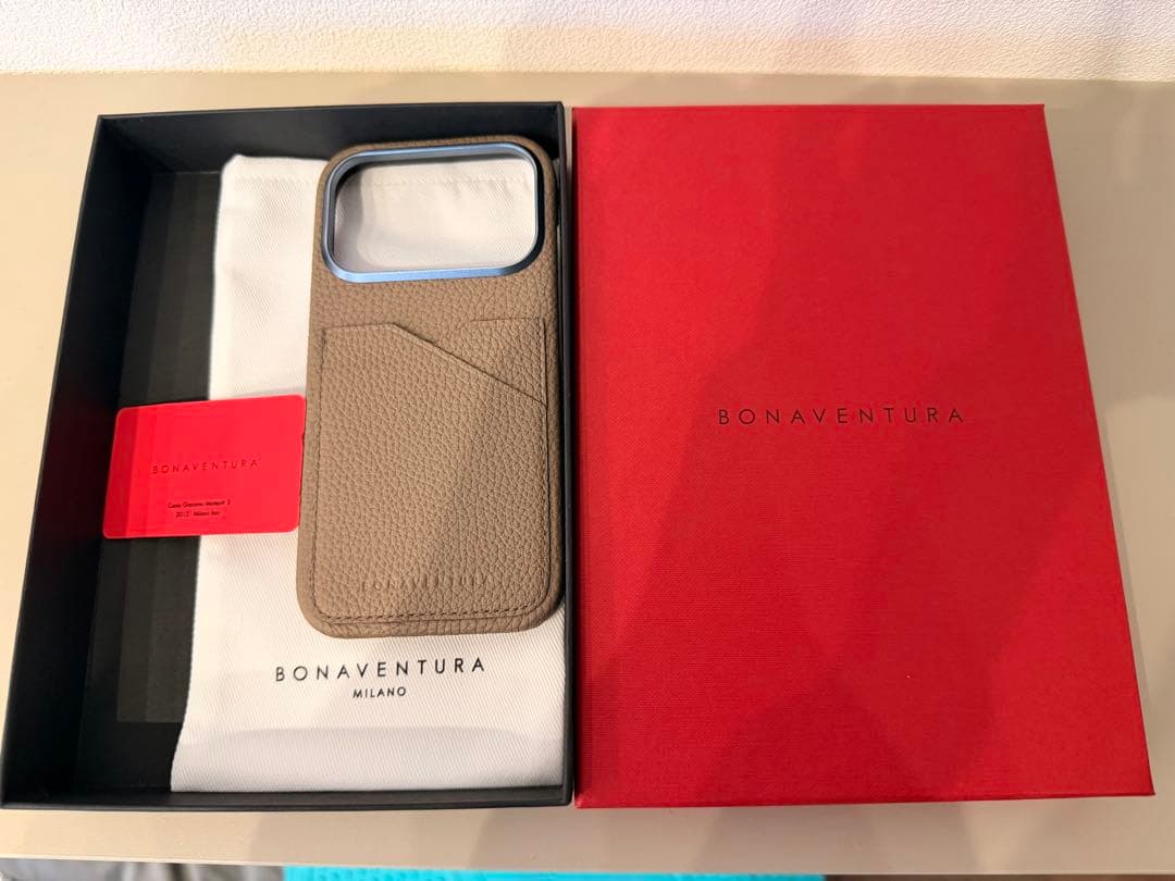 BONAVENTURA ベージュ iPhone17proケース