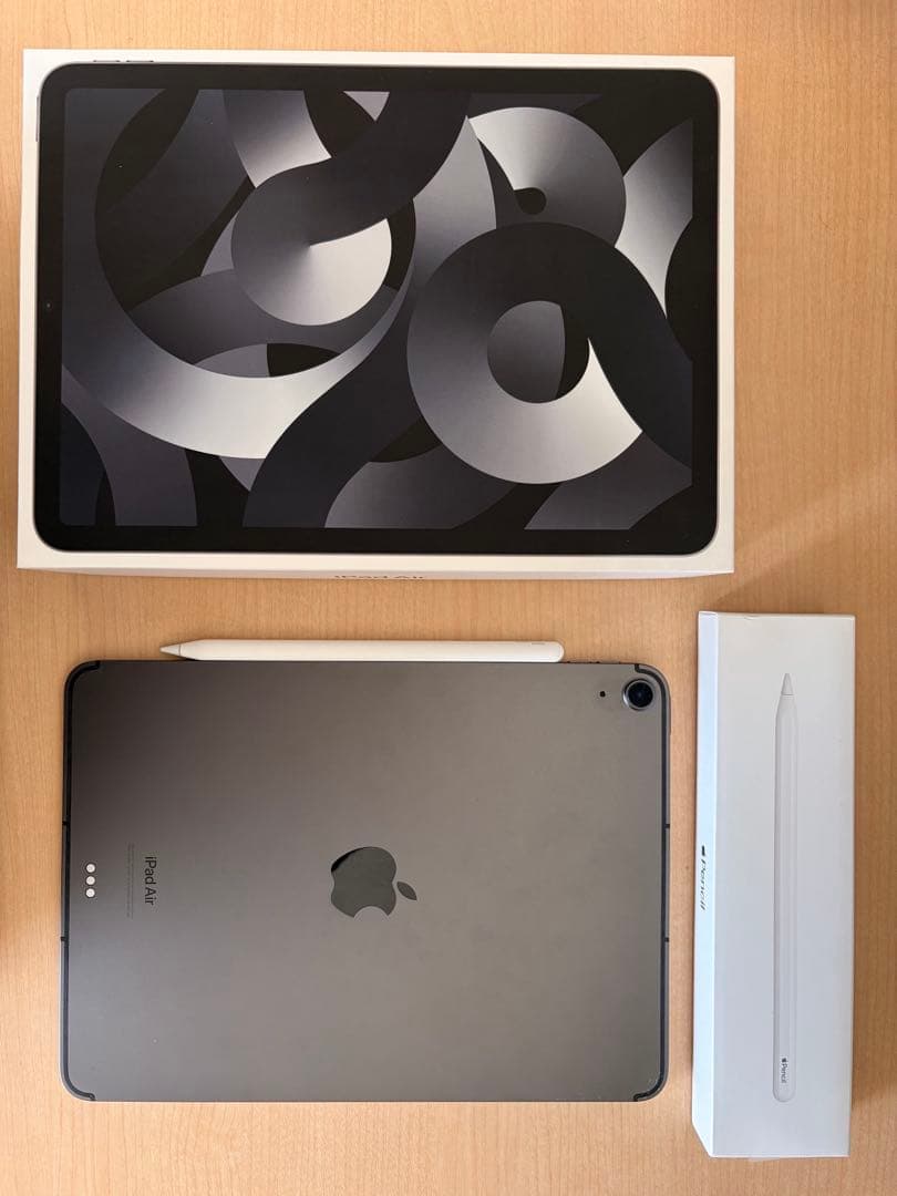 Apple iPad Air スペースグレー 本体 + Apple Pencil