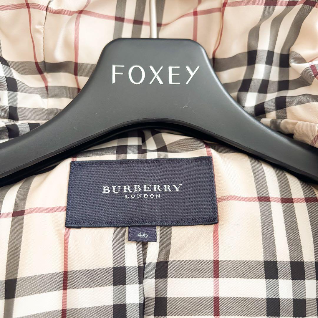 美品✨バーバリーロンドン　ダウンジャケット　大きいサイズ46 ノバチェック