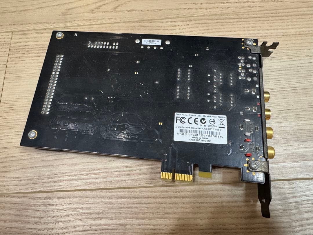 Sound Blaster X-Fi Titanium HD サウンドカード