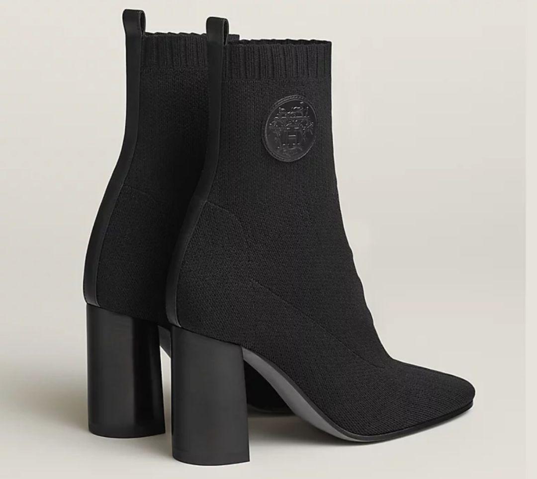 週末値下げ！エルメス　超美品　ショートブーツ　ジェナ 90　36.5　付属品完品