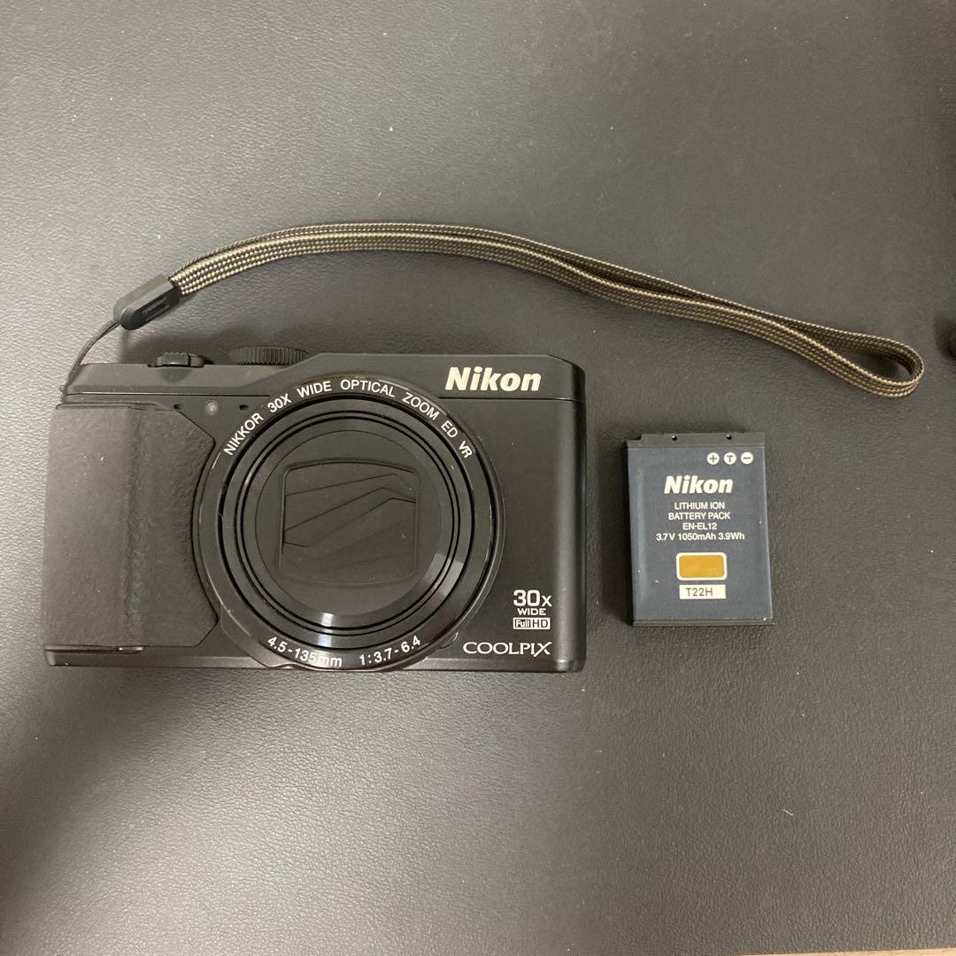 動作確認済　Nikon COOLPIX S9900 30X ブラック　電池あり