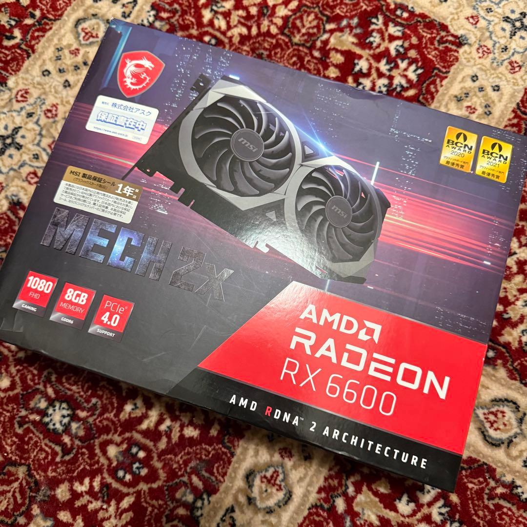 MSI AMD Radeon RX6600 グラフィックボード