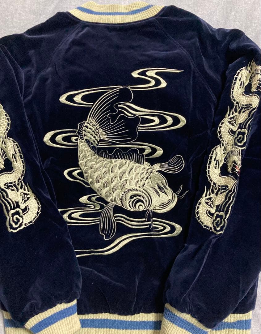 陰*K様 90sBackStreetCrawler 紺別珍スカジャン ミツワ 希