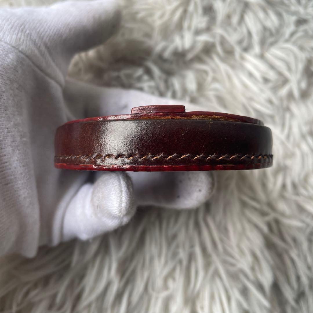 【極美品】ガンゾ 馬蹄 ケース コードバン