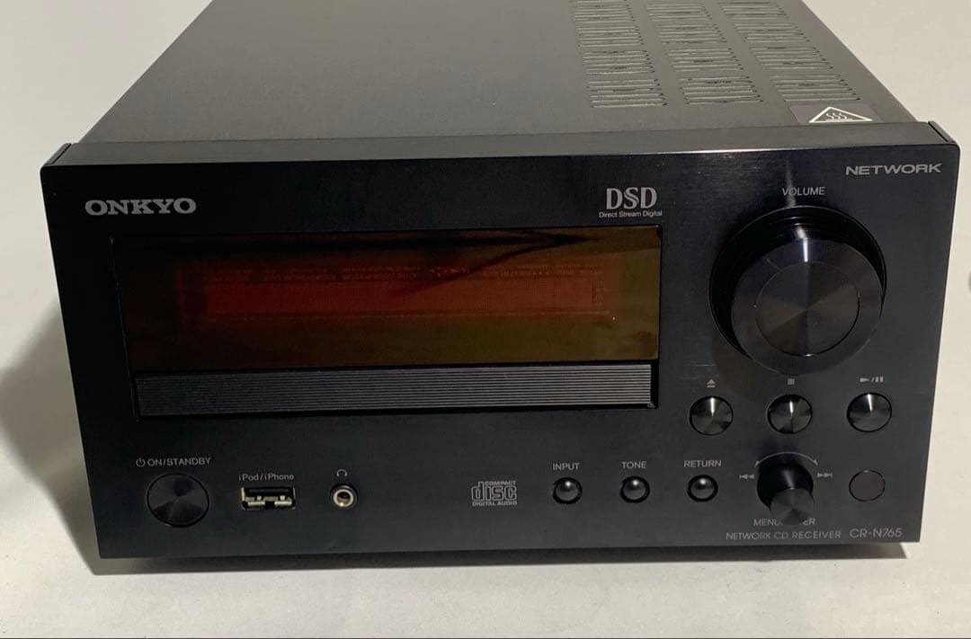 ONKYO CR-N765 ネットワーク機能対応CDレシーバー【リモコン・取説】