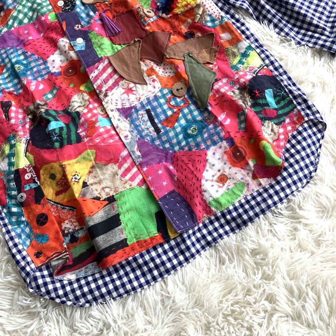 COMME des GARCONS SHIRT パッチワーク プリント 希少