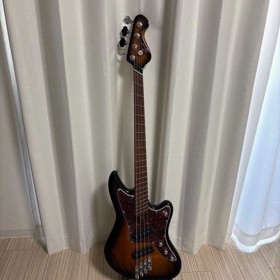 Seed エレキベース サンバースト 4弦 でらしモデル