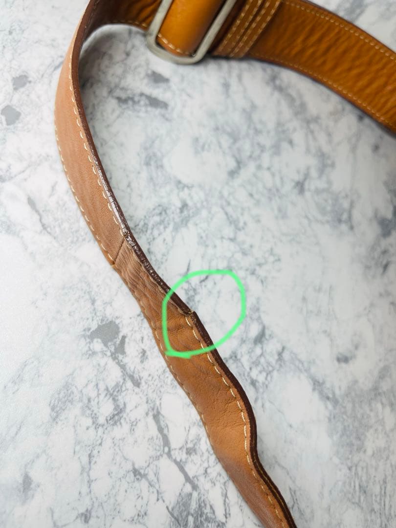 土屋鞄 トーンオイルヌメ ライトブラウン レザーショルダーバッグ