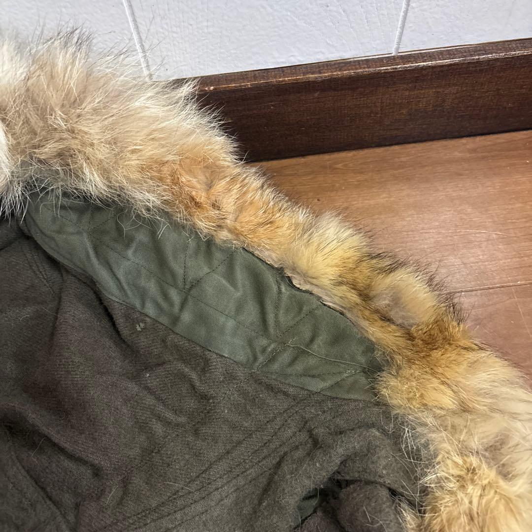 50s 初期型　米軍　実物　M51フード　M1951 PARKA コヨーテファ⑬