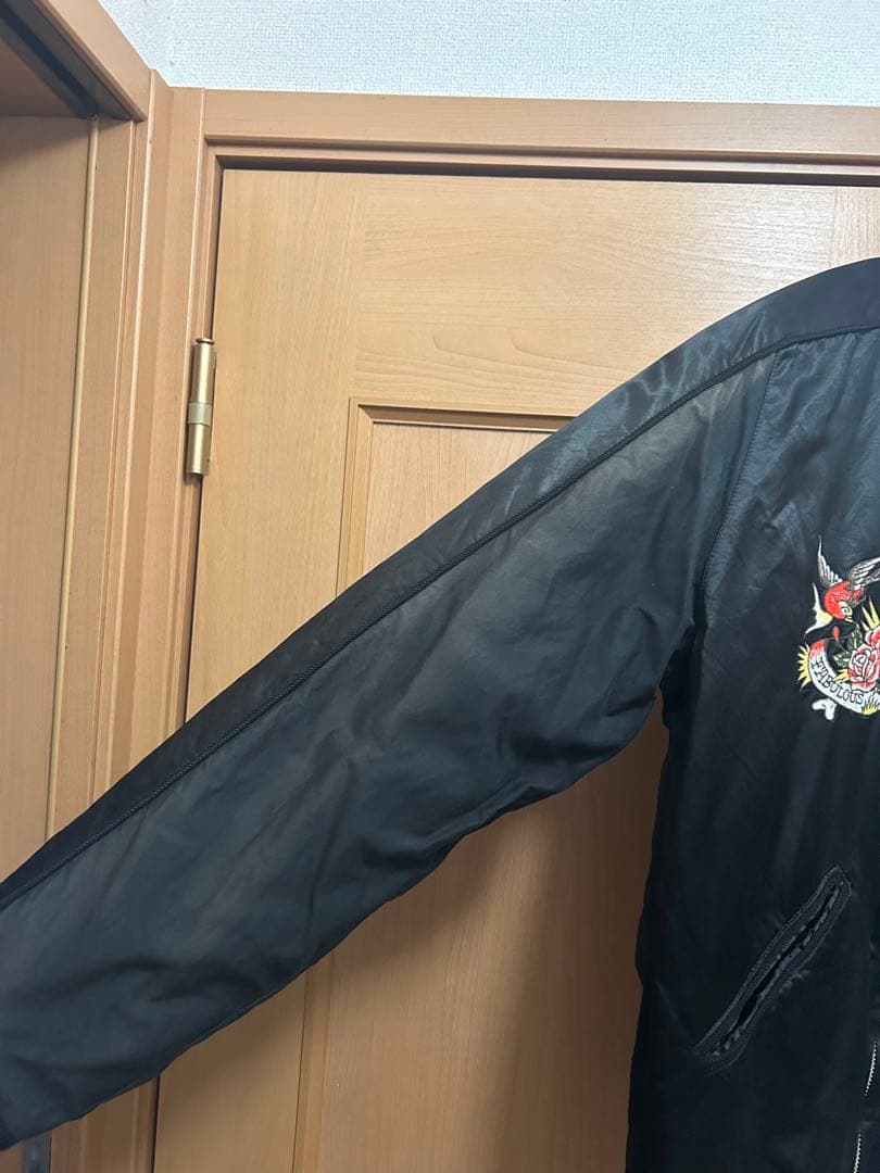 SKULL JEANS リバーシブルスカジャン ボンバージャケット40 スカル