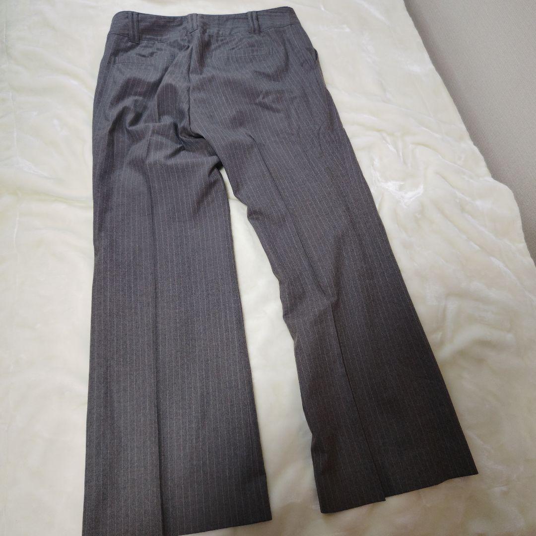 【オシャレ☆NEWYORKER】グレー　セットアップ　ストライプスーツ　15