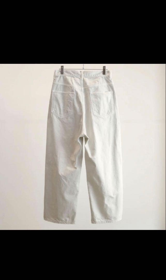 パンツ ANCELLM DAMAGE WIDE 5P DENIM PANTS