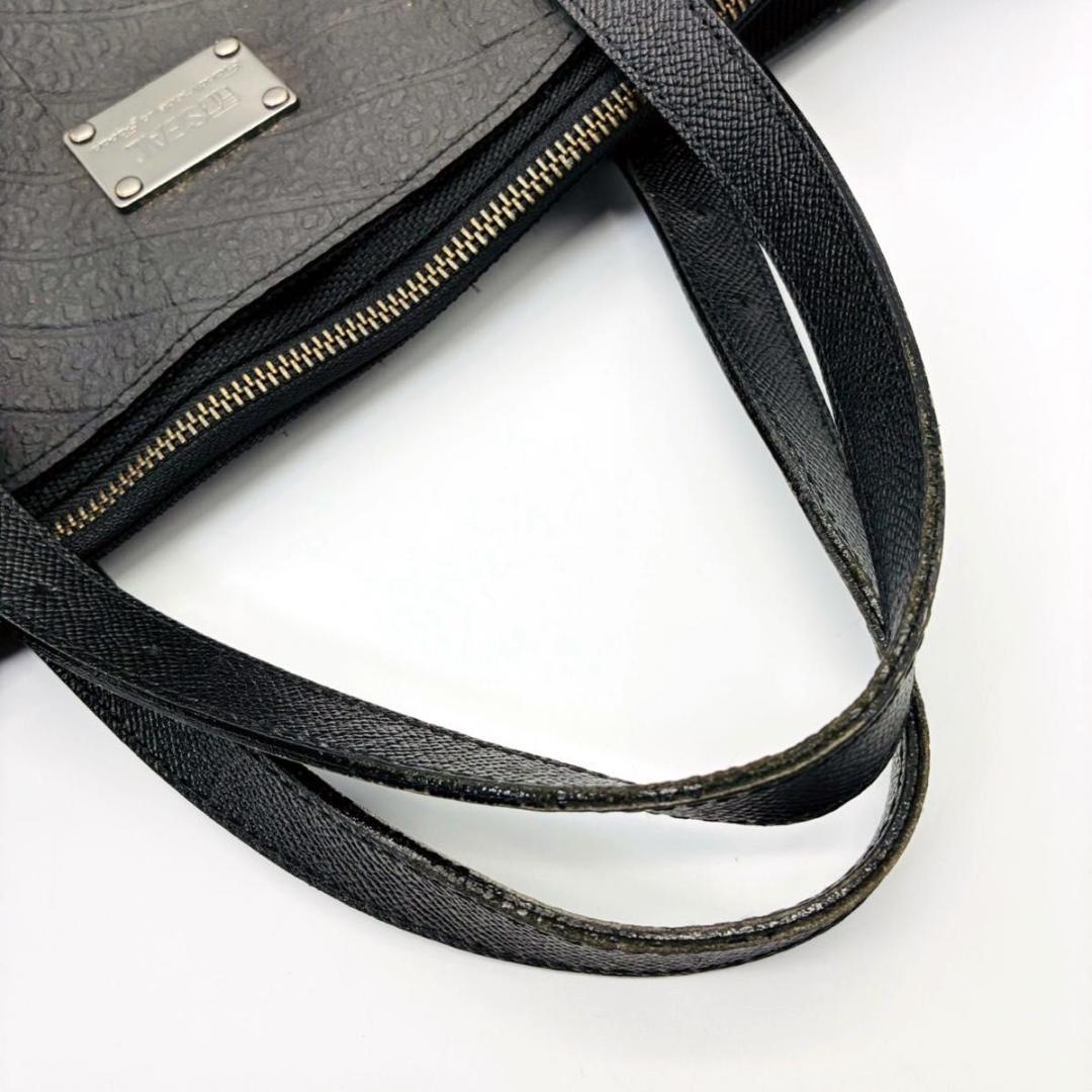 シール ビジネスバッグ トートバッグ タイヤバッグ 防水 PC A4 ブラック