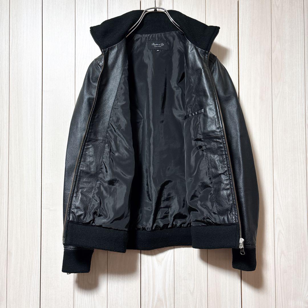美品 Rhythm of Life M レザージャケット ユナイテッドアローズ