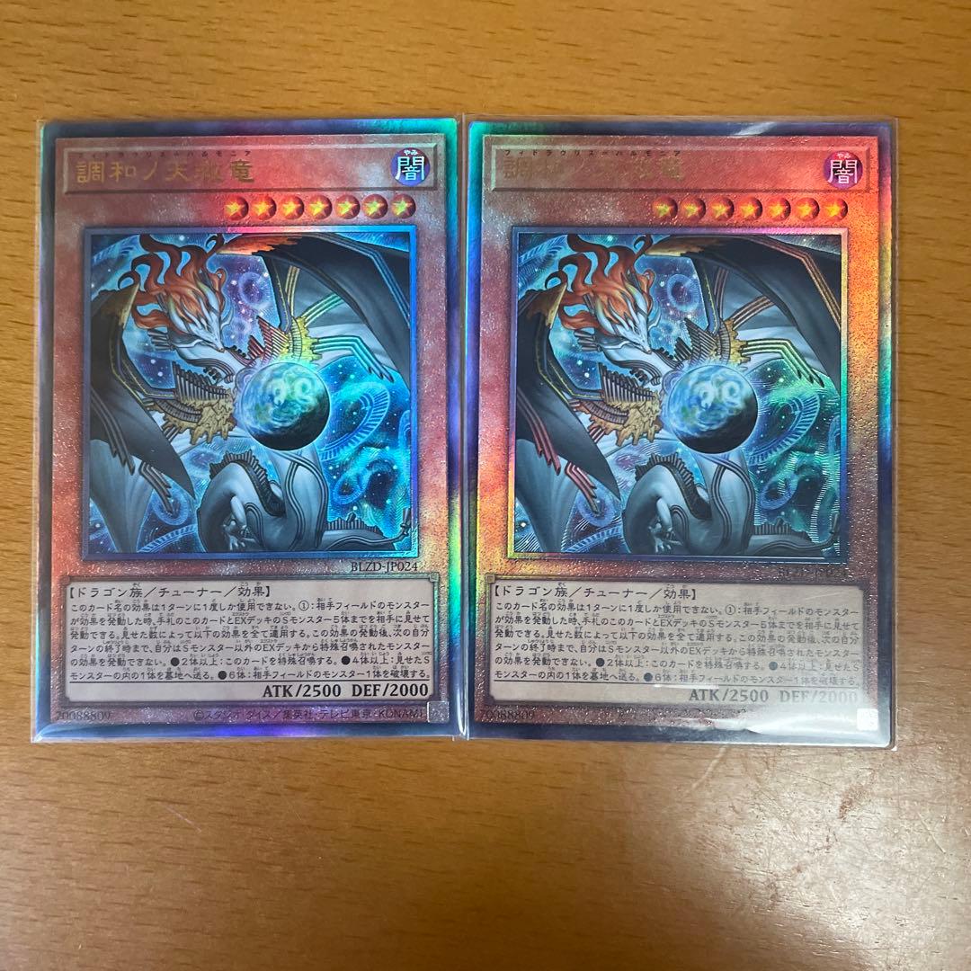 調和ノ天救竜 BLZD-JP024　レリーフ 2枚