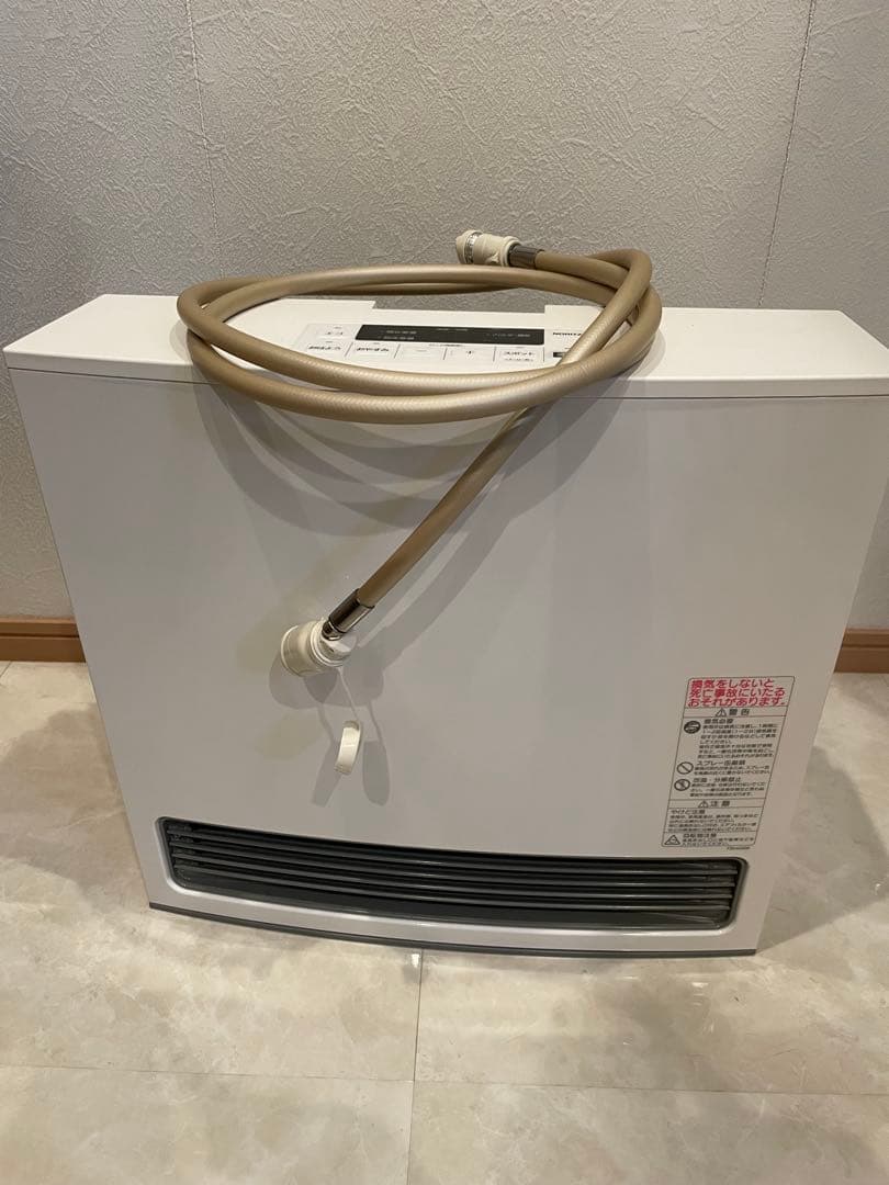 美品　ノーリツ　ガスファンヒーター　都市ガス用2021年袋