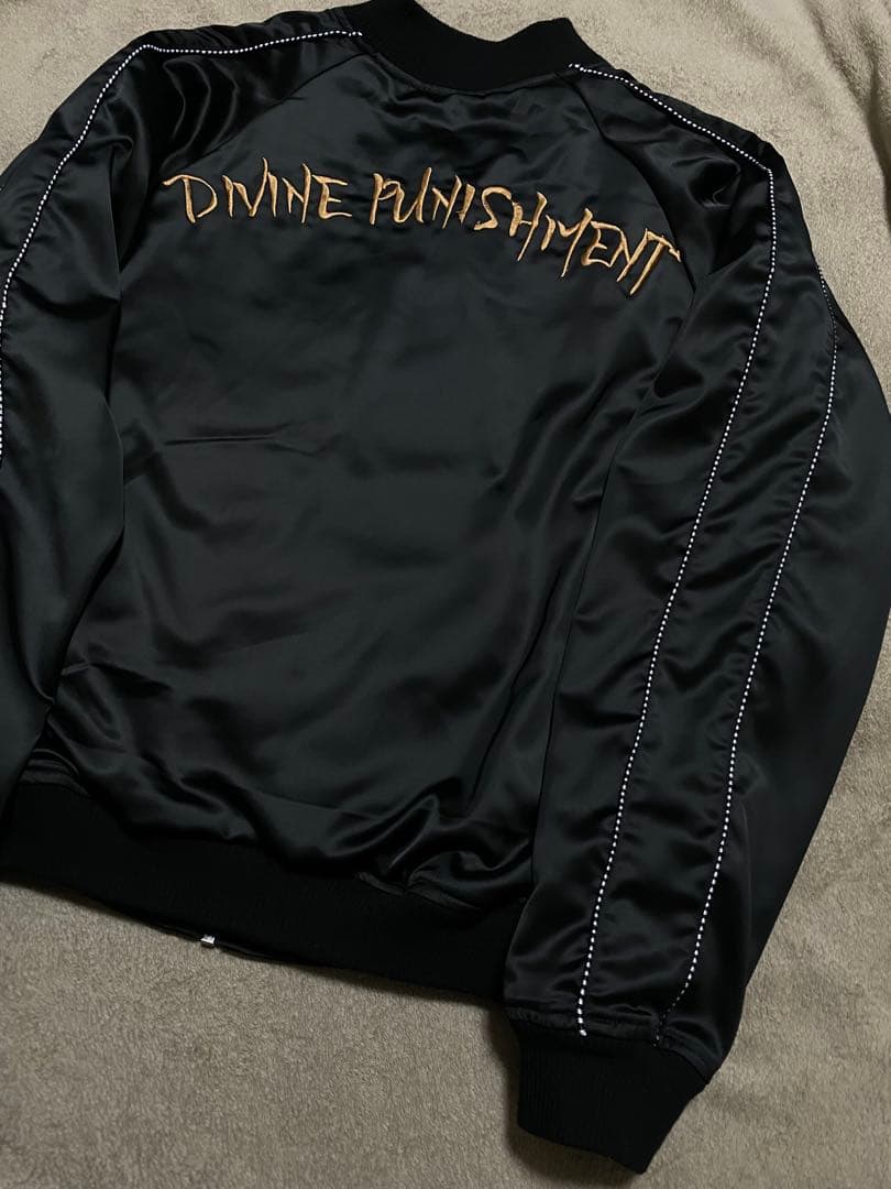 DEVINE 美品２面用 芸者龍 日本限定 unisex vintage サテン