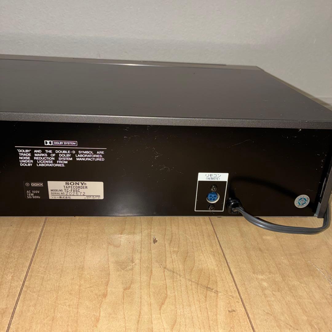 貴重な動作品！Sony ステレオカセットデッキSony TC-FX50 日本製