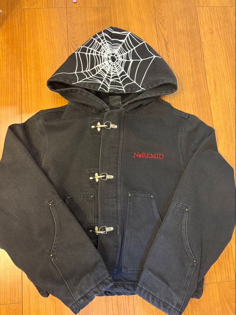 NOREMID　ファイヤーマンジャケット　原宿POPUP限定黒Mサイズ