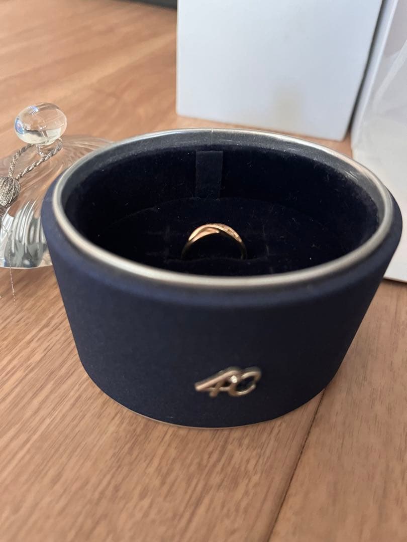 4℃ 18K ピンクゴールド ピンキーリング