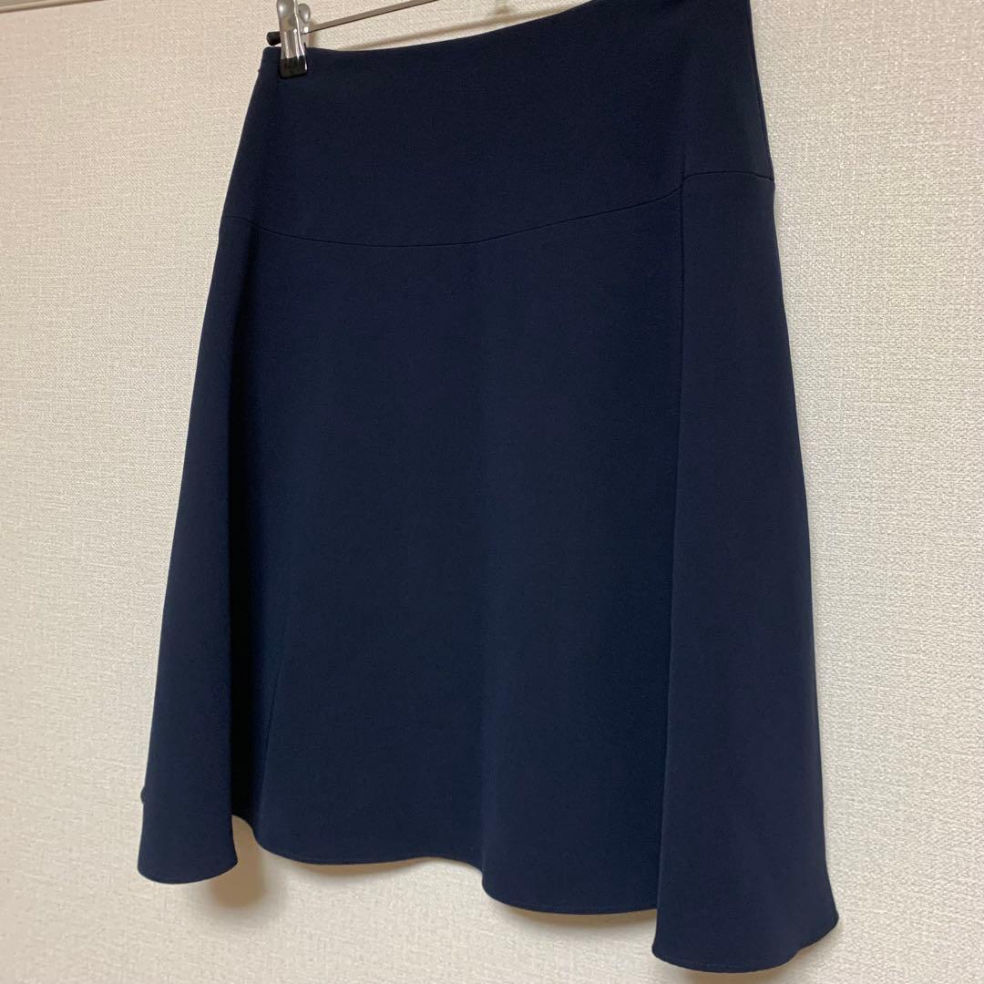 【大人気】セオリー　0 パンツスーツ　3点セット　ネイビー　ノーカラー　現行