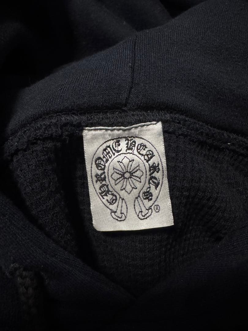 Chrome Hearts Black 裏サーマル　パーカー