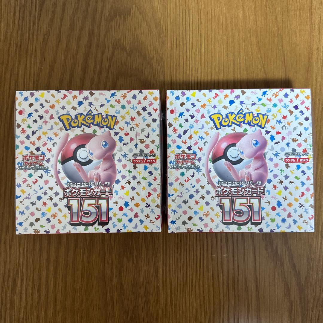 ポケモンカード151 box シュリンク付き 2box