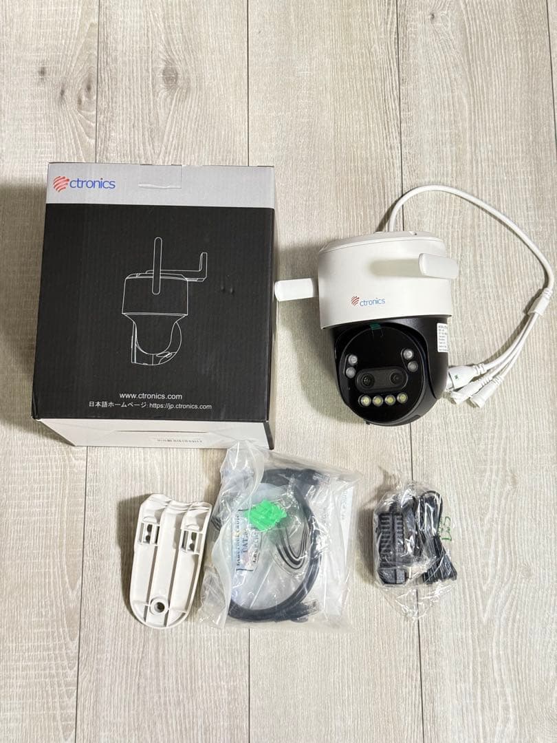 【新品】4K 10倍ハイブリッドズーム Ctronics 防犯カメラ 屋外 5G