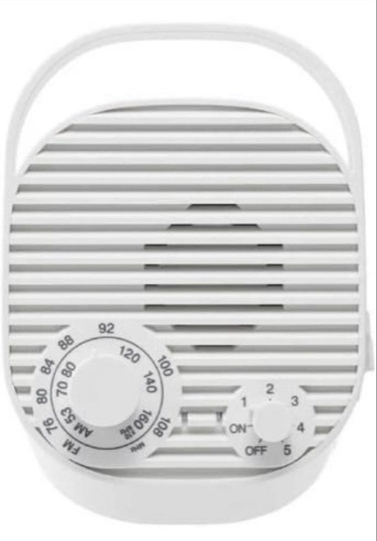 mochan893 ホワイト ワイヤレススピーカー AM/FM