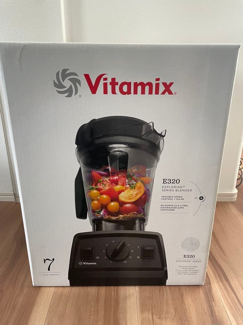 新品未開封未使用品！　Vitamix E320 ブレンダー　ホワイト