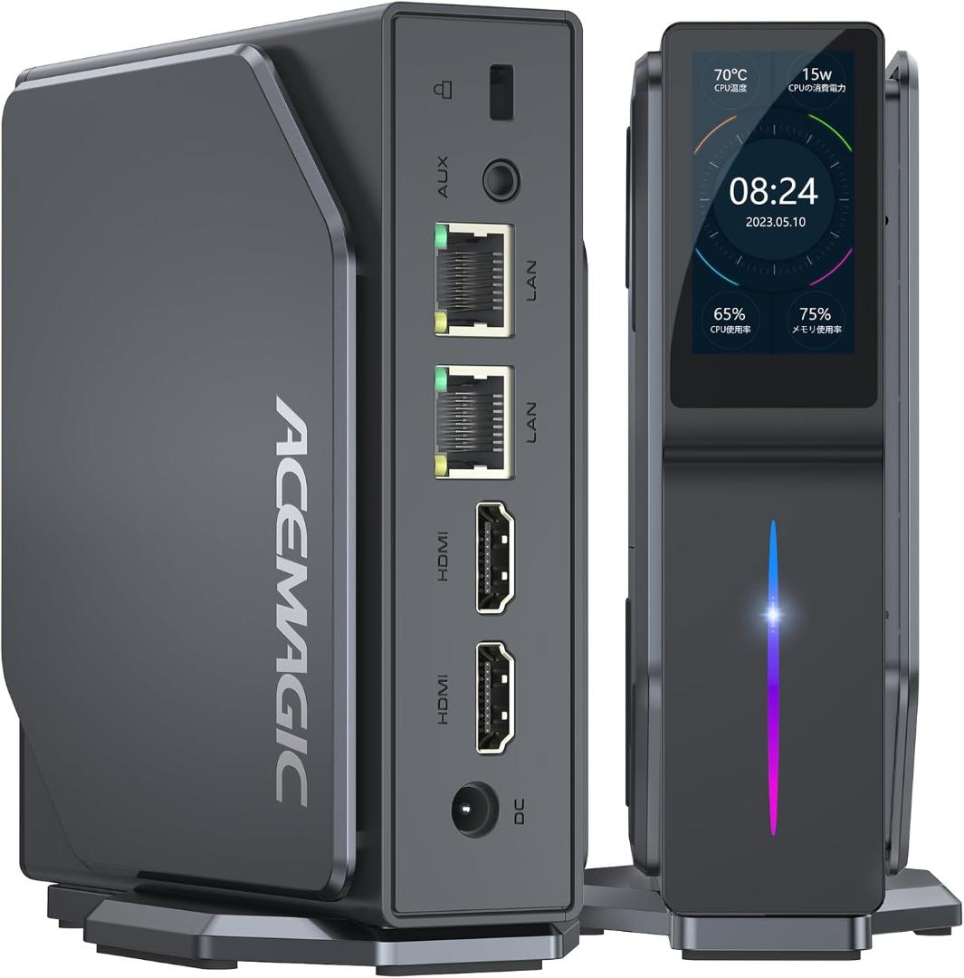 Acemagicミニpc 第12世代n97【N150より速い】8GB+256G