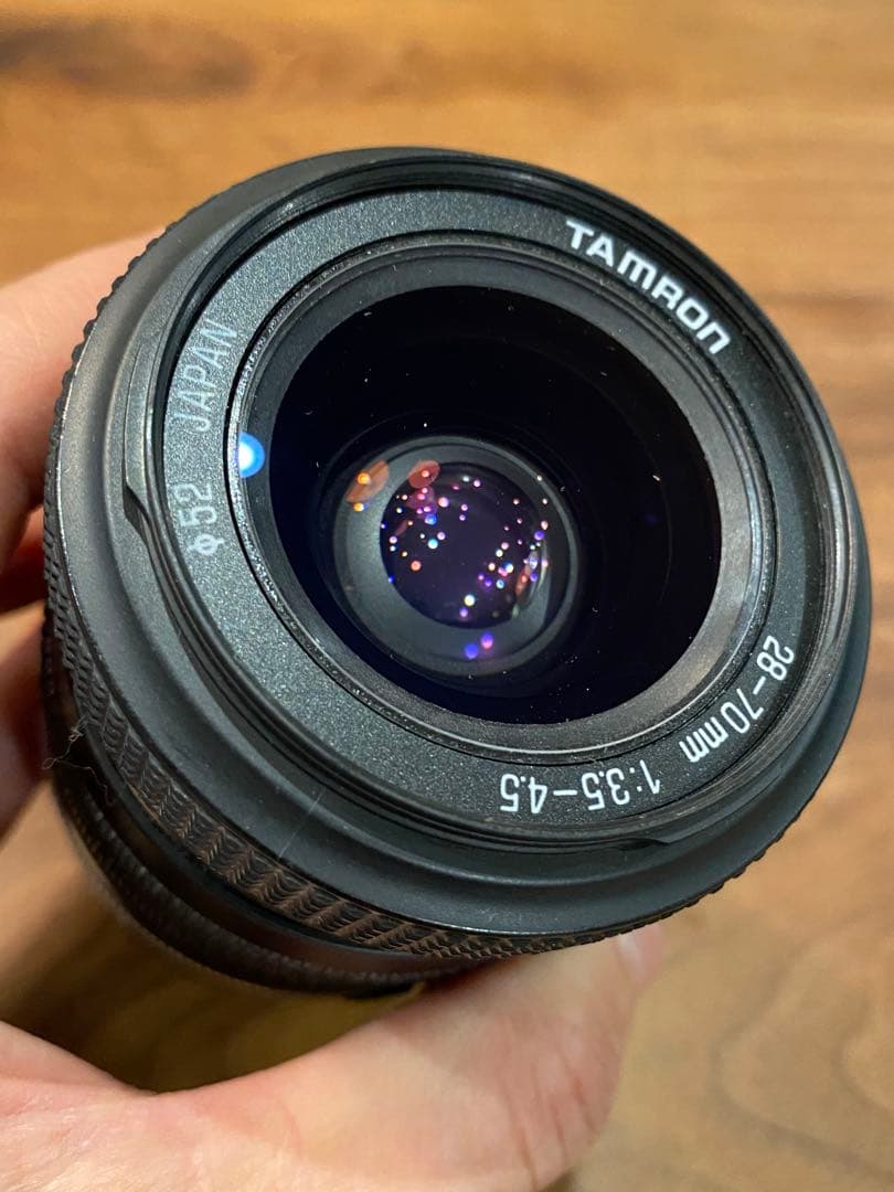 LUMIX G1 ミラーレス一眼タムロン28-70mmマクロオールドレンズ付