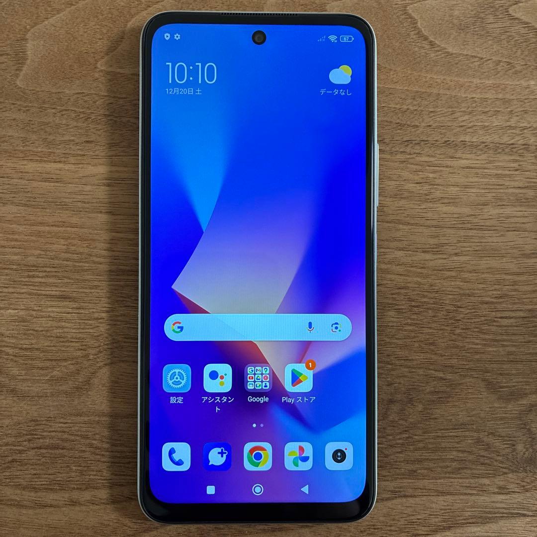Xiaomi Redmi Note 10 JE クロームシルバー XIG02