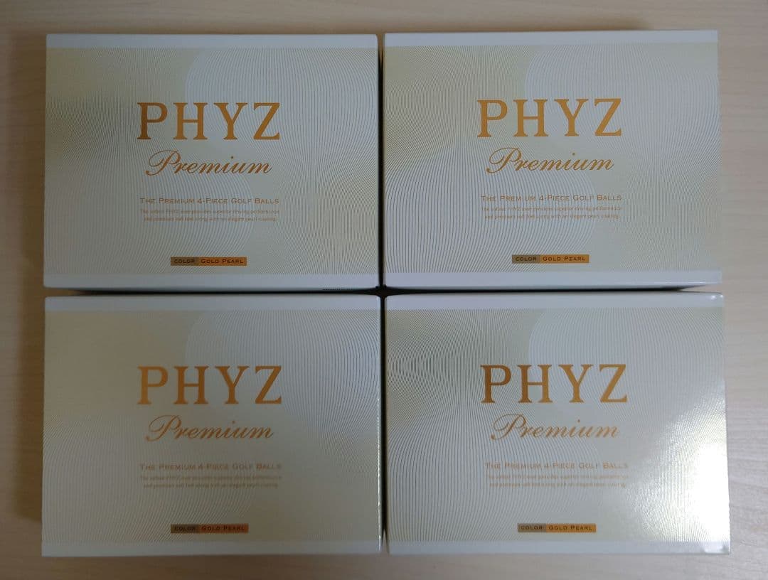 PHYZ Premium ゴルフボール 4ダースセット